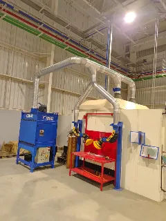 Instalação de sistema de exaustão e filtragem TREAL em cliente industrial